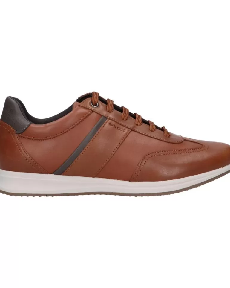 GEOX Zapatos De Hombre U16H5A 05443 U Avery C0169 Brown-Cognac Sale