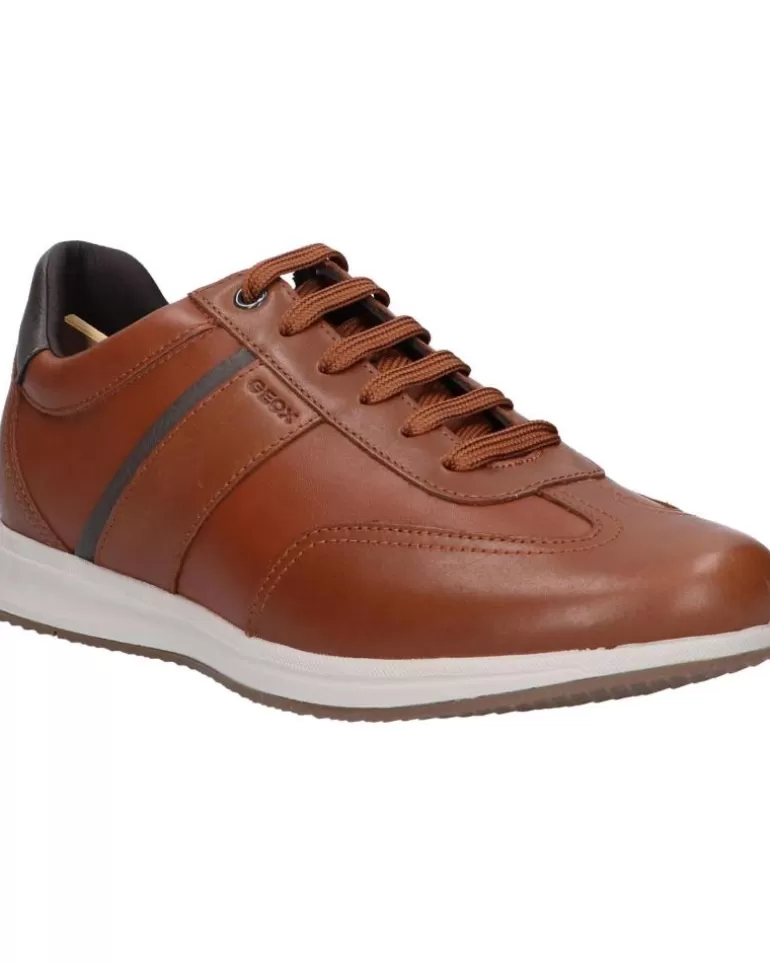 GEOX Zapatos De Hombre U16H5A 05443 U Avery C0169 Brown-Cognac Sale