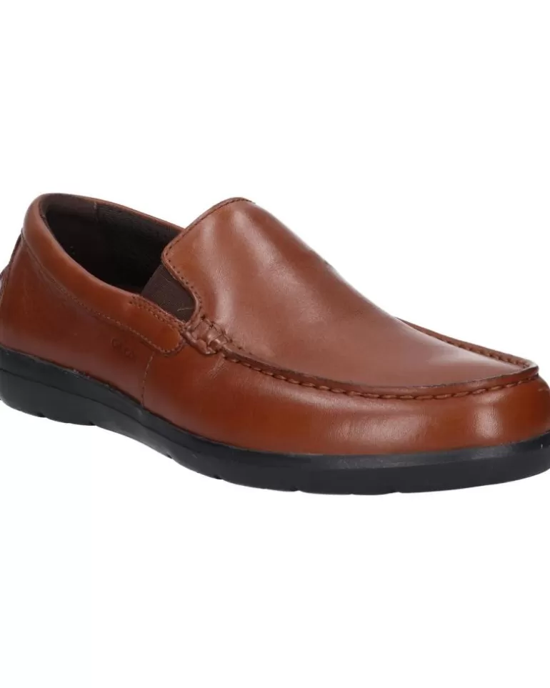 GEOX Zapatos De Hombre U743Qc 00043 U Leitan C6002 Lt Brown Fashion