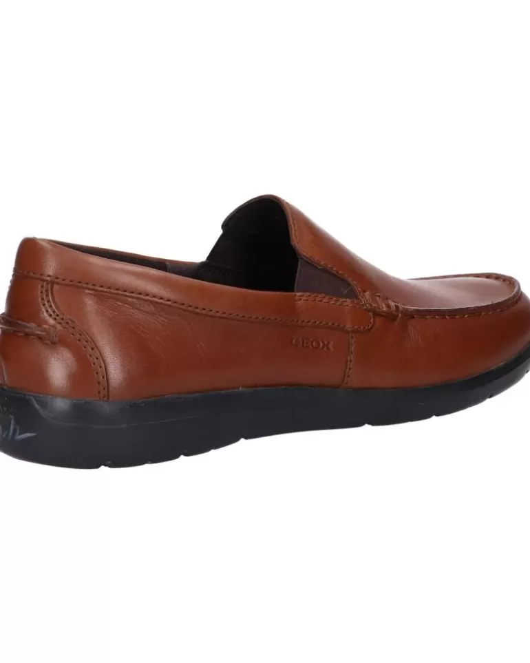 GEOX Zapatos De Hombre U743Qc 00043 U Leitan C6002 Lt Brown Fashion