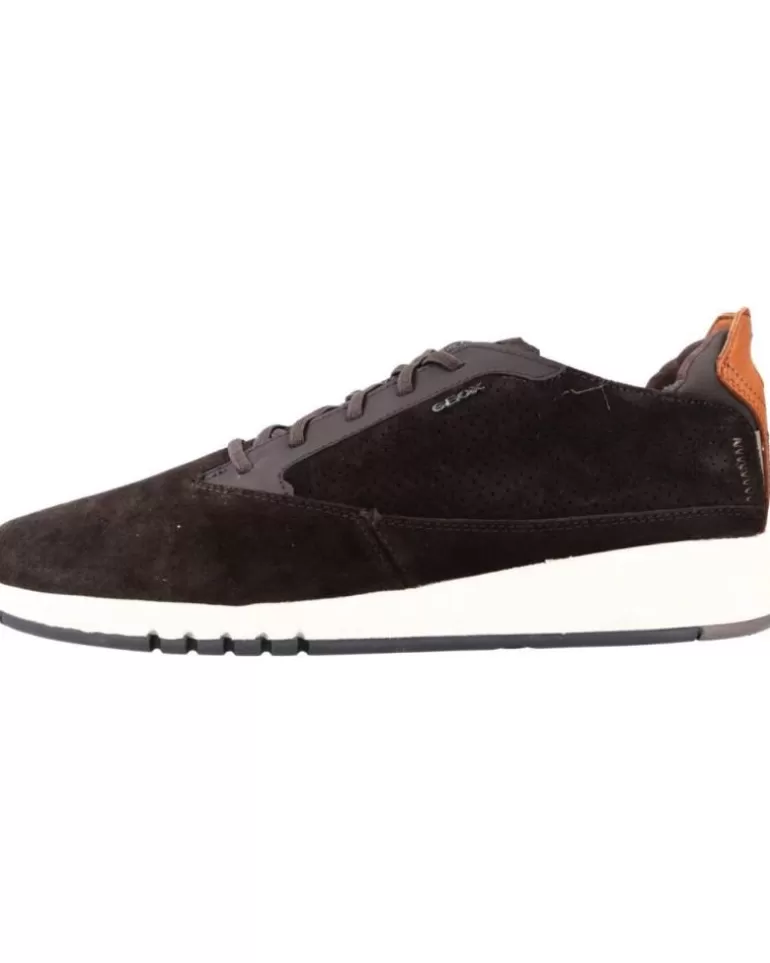 GEOX Zapatos De Hombre U927Fa 00023 U Aerantis C6024 Dk Coffee Shop