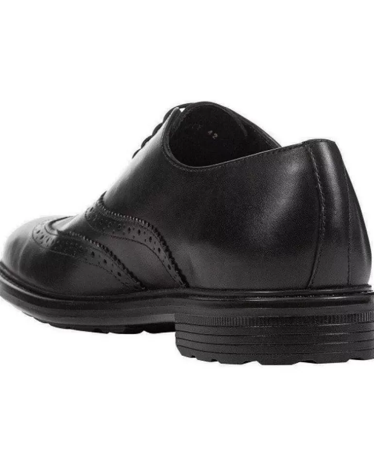 GEOX Zapatos De Hombre U Walk Pleasure E - Vit Liscio U26Cge00043 Negro New