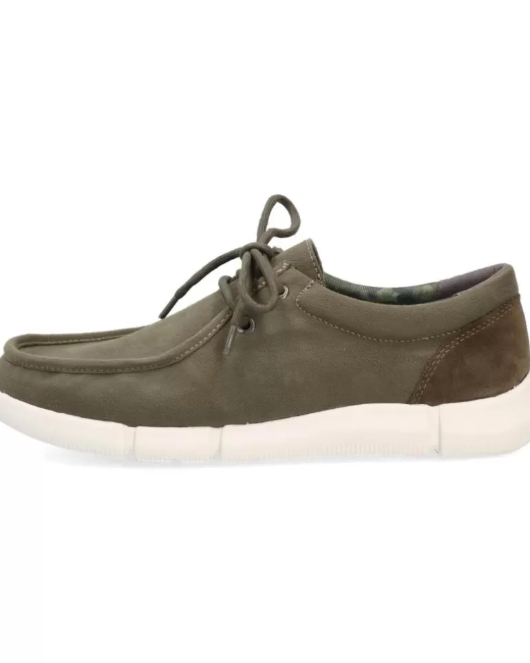 GEOX Zapatos De Hombre Zapatos Con Cordones Lt Olive Cheap