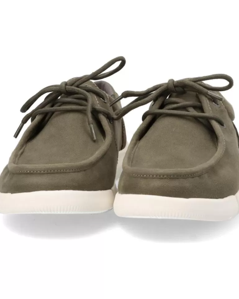 GEOX Zapatos De Hombre Zapatos Con Cordones Lt Olive Cheap