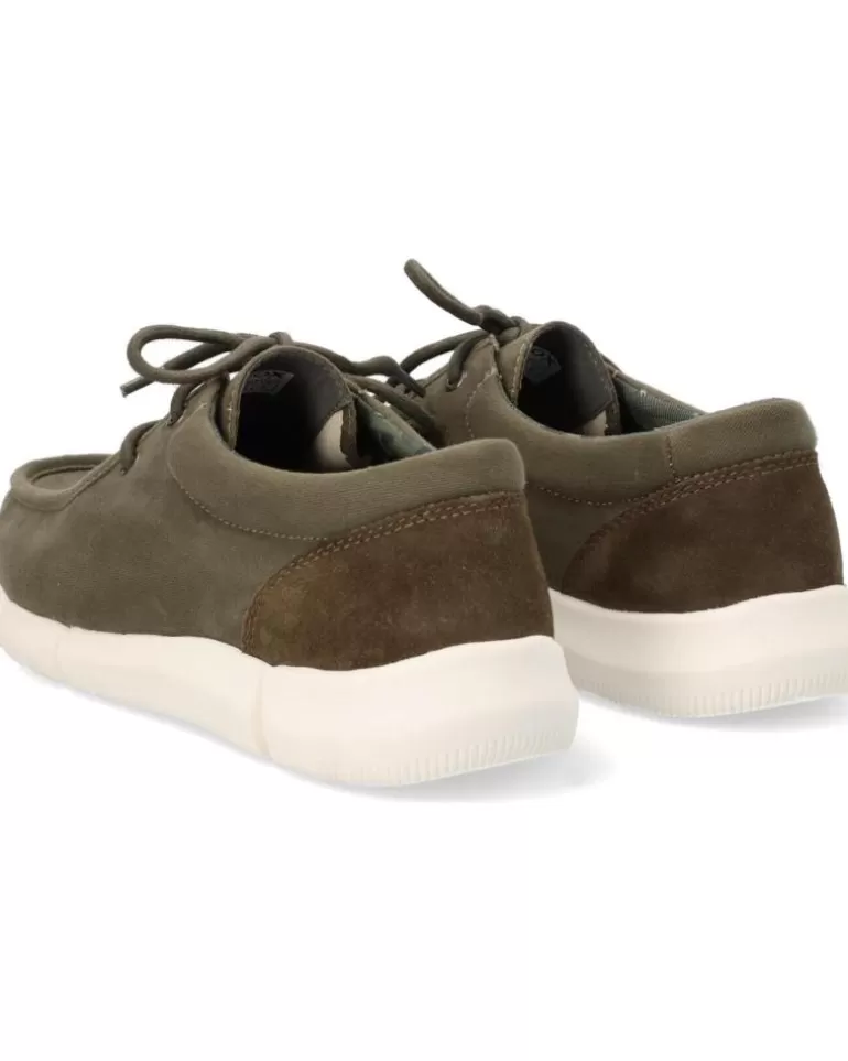 GEOX Zapatos De Hombre Zapatos Con Cordones Lt Olive Cheap