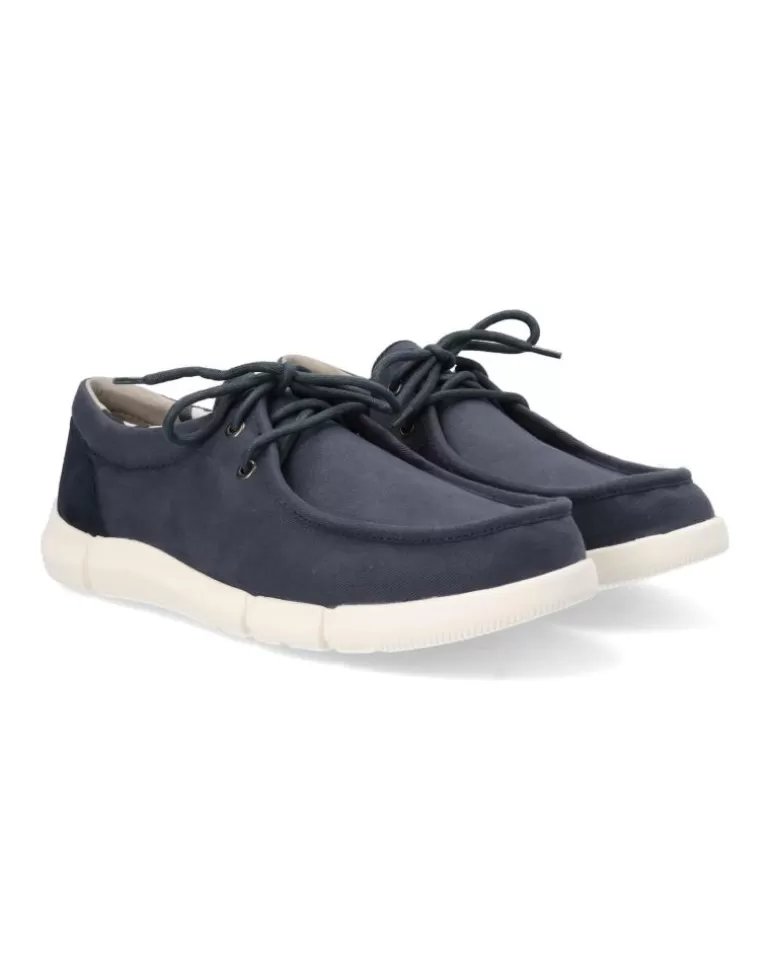 GEOX Zapatos De Hombre Zapatos Con Cordones Navy Fashion