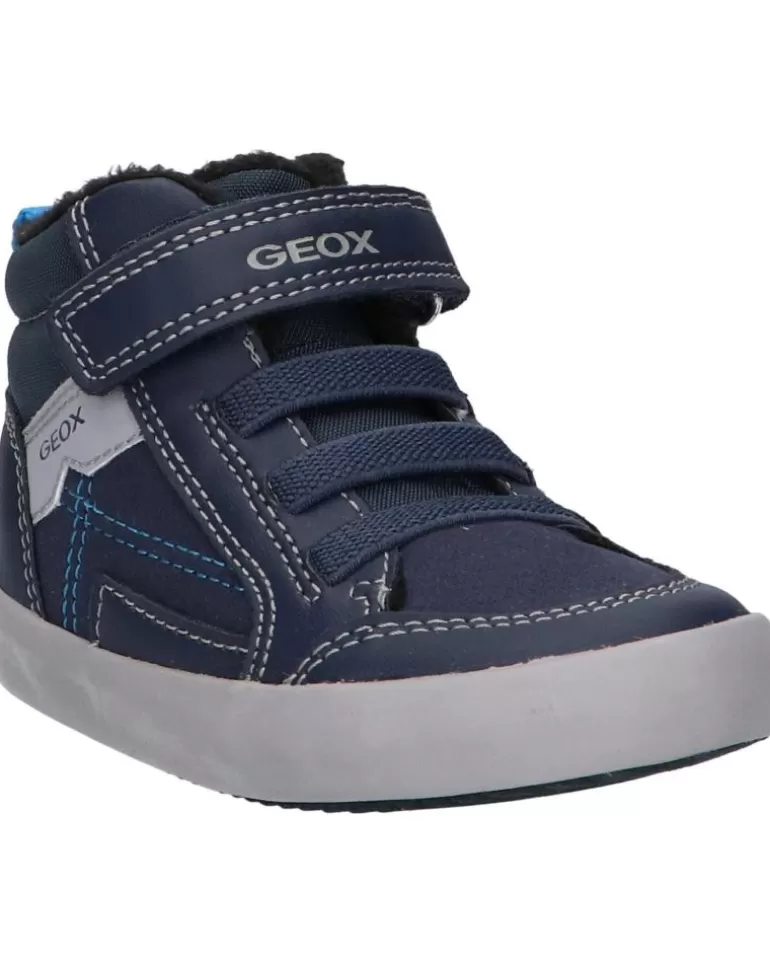 GEOX Zapatos De Niña Y Niño B161Nb 054Au B Gisli Boy C4231 Navy-Sky Cheap