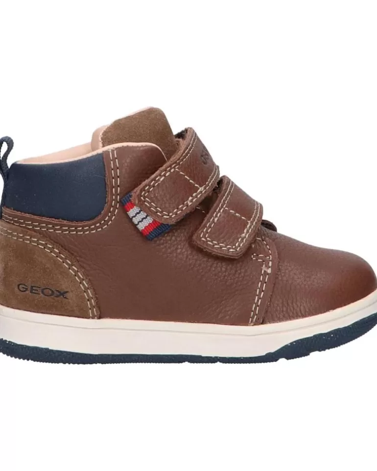 GEOX Zapatos De Niña Y Niño B261La 04622 B New Flick Boy C0947 Brown-Navy Sale
