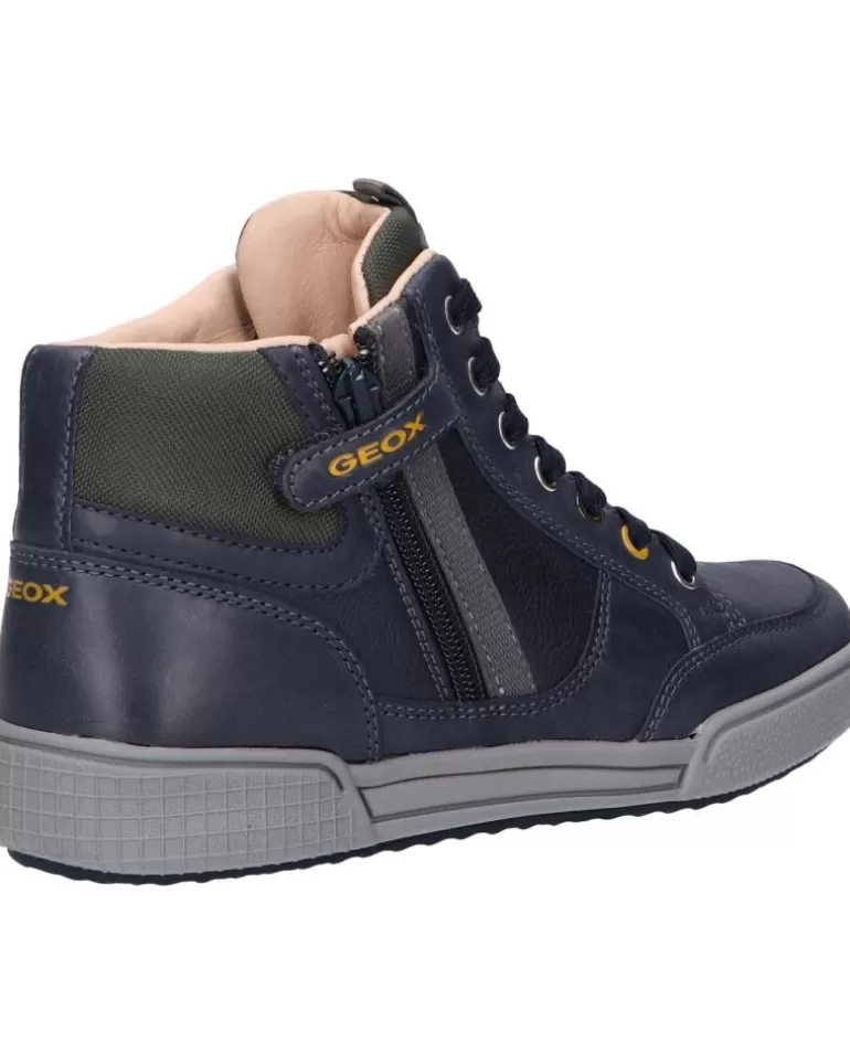 GEOX Zapatos De Niña Y Niño J16Bcd 0Clbu J Poseido Boy Cf4A3 Navy-Military Hot