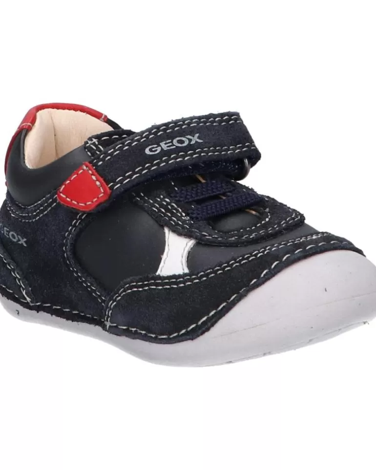 GEOX Zapatos De Niño B1539A 02285 B Tutim C0735 Navy-Red Hot