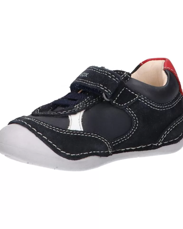 GEOX Zapatos De Niño B1539A 02285 B Tutim C0735 Navy-Red Hot