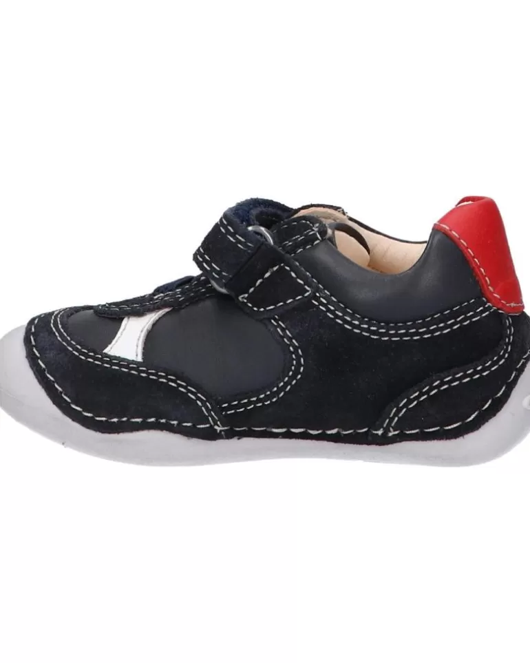 GEOX Zapatos De Niño B1539A 02285 B Tutim C0735 Navy-Red Hot