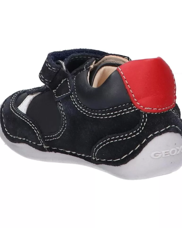 GEOX Zapatos De Niño B1539A 02285 B Tutim C0735 Navy-Red Hot
