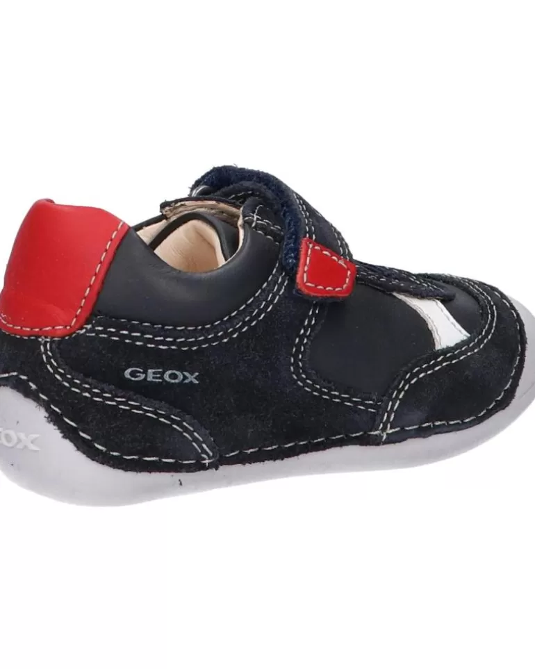 GEOX Zapatos De Niño B1539A 02285 B Tutim C0735 Navy-Red Hot