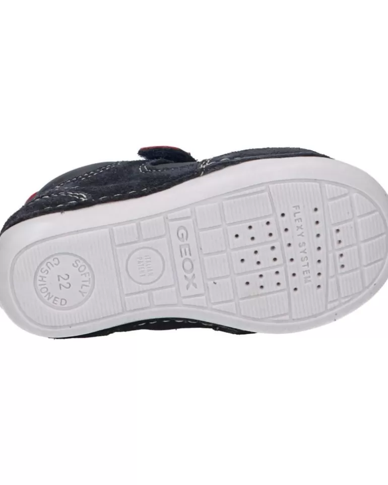 GEOX Zapatos De Niño B1539A 02285 B Tutim C0735 Navy-Red Hot