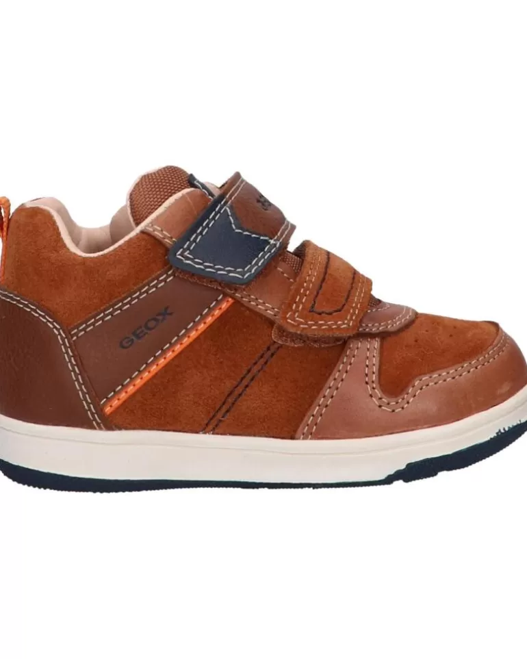 GEOX Zapatos De Niño B161La 022Me B New Flick Boy C0947 Brown-Navy Sale