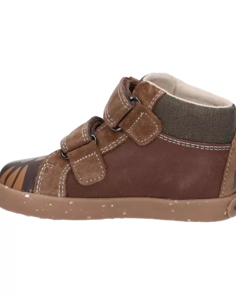 GEOX Zapatos De Niño B26A7A 022Cl B Kilwi C6215 Brown-Dk Clearance
