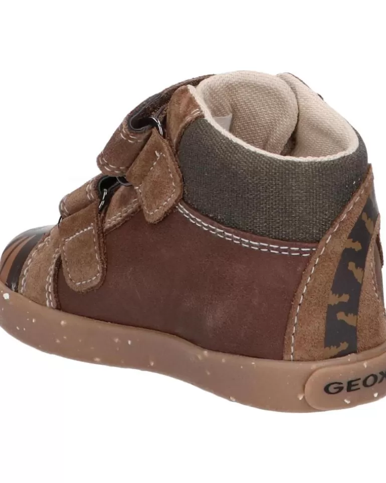 GEOX Zapatos De Niño B26A7A 022Cl B Kilwi C6215 Brown-Dk Clearance