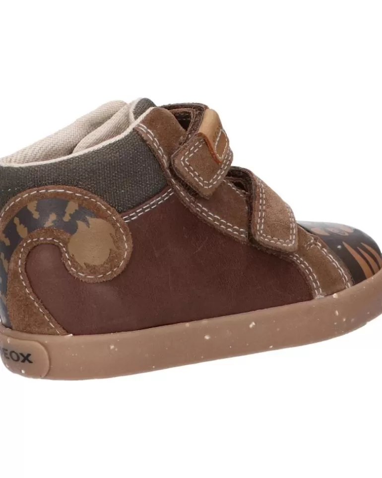 GEOX Zapatos De Niño B26A7A 022Cl B Kilwi C6215 Brown-Dk Clearance