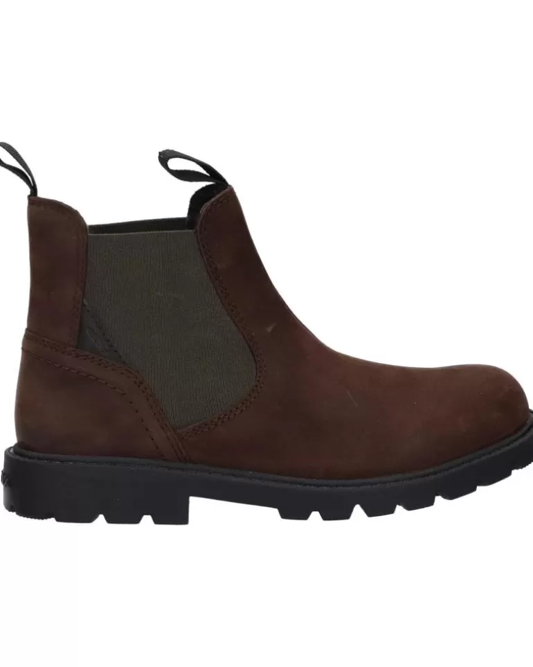GEOX Zapatos De Niño J16Faa 00045 J Shaylax Boy C6768 Coffee-Dk Olive Discount