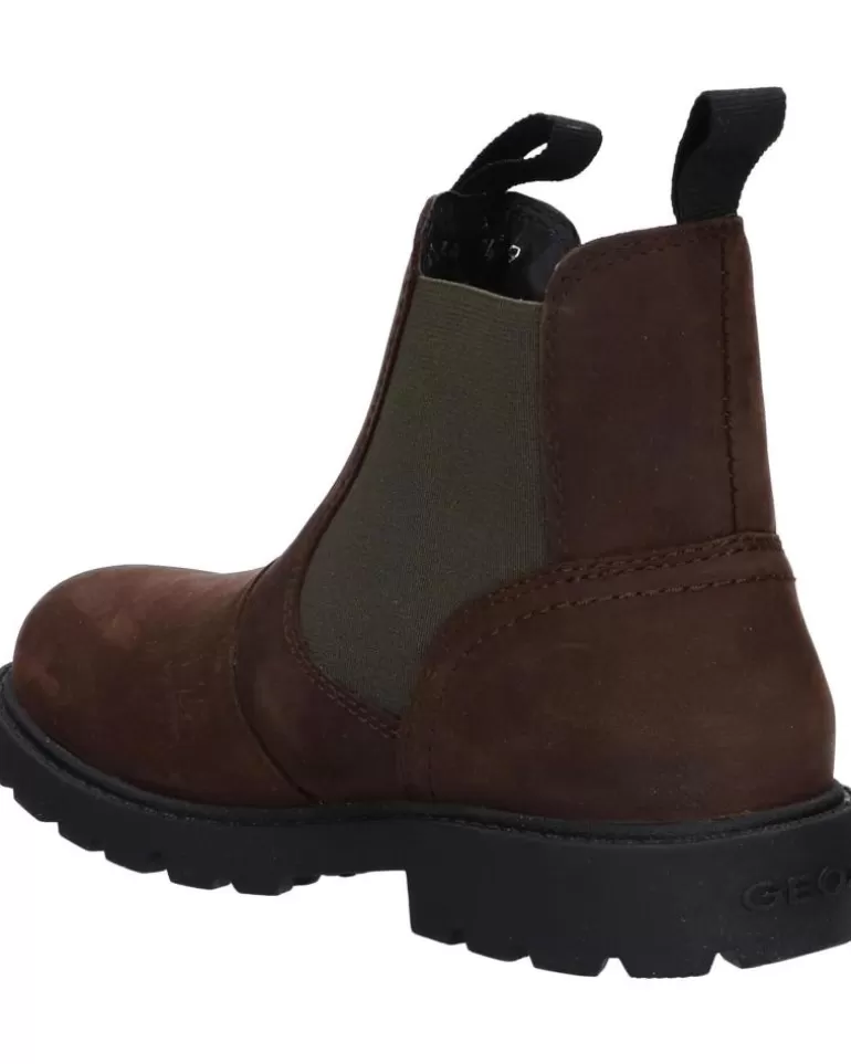 GEOX Zapatos De Niño J16Faa 00045 J Shaylax Boy C6768 Coffee-Dk Olive Discount