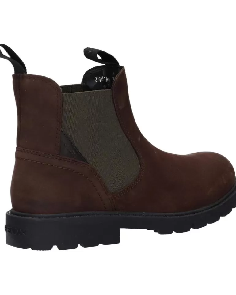 GEOX Zapatos De Niño J16Faa 00045 J Shaylax Boy C6768 Coffee-Dk Olive Discount