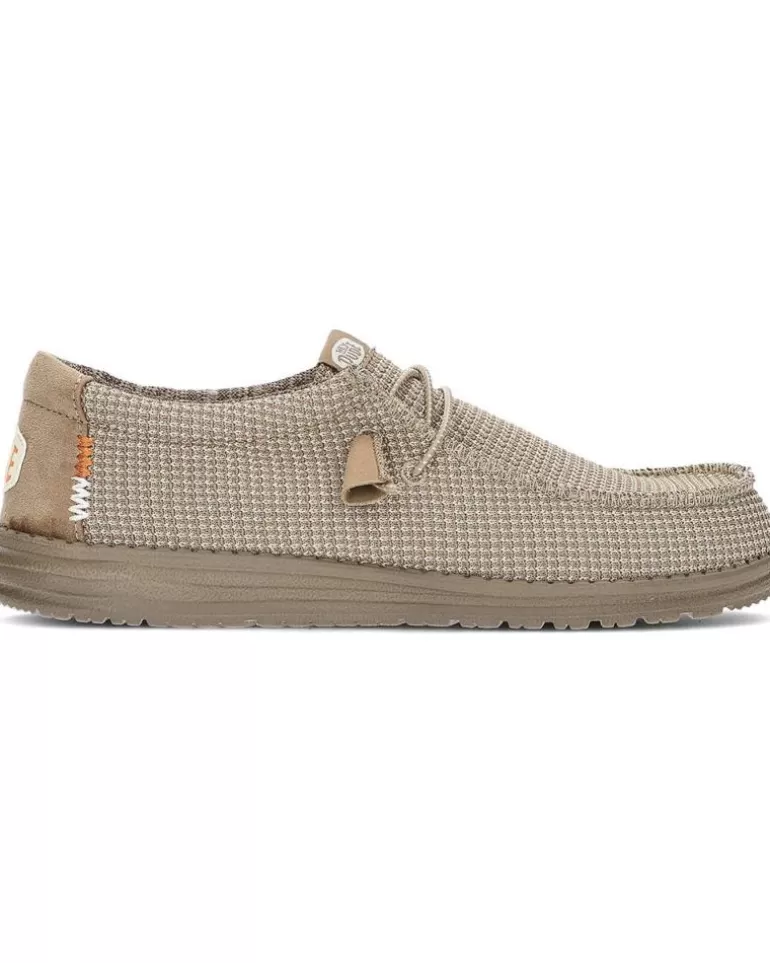 HEY DUDE Zapatos De Hombre Zapatilla De Lona Con Suela De Goma Tan Flash Sale
