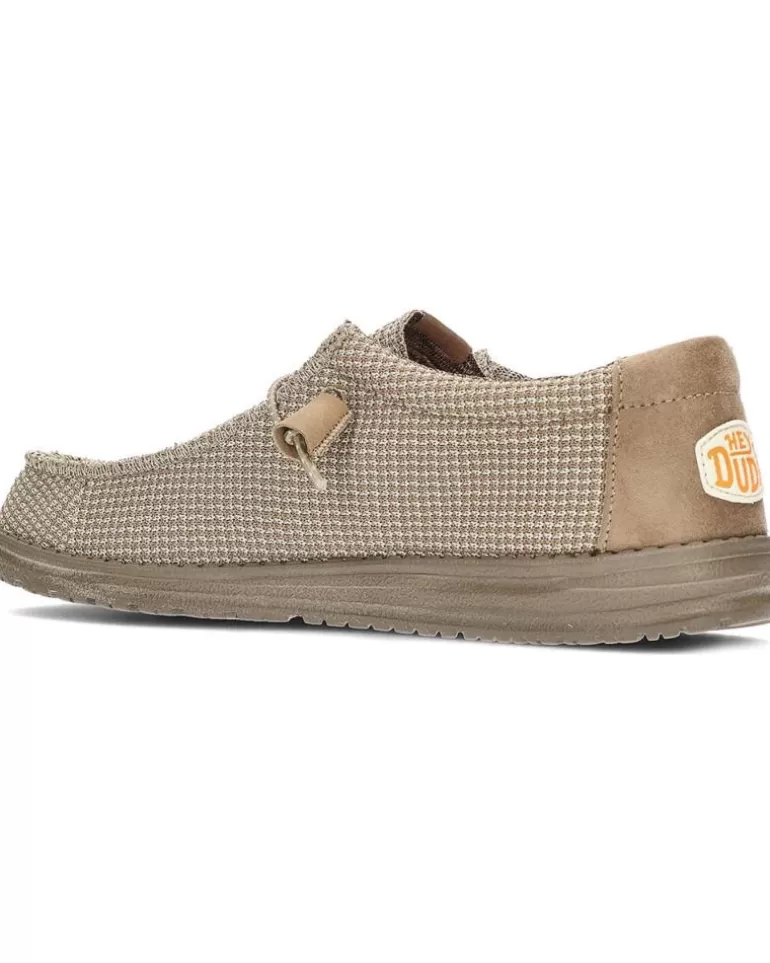 HEY DUDE Zapatos De Hombre Zapatilla De Lona Con Suela De Goma Tan Flash Sale