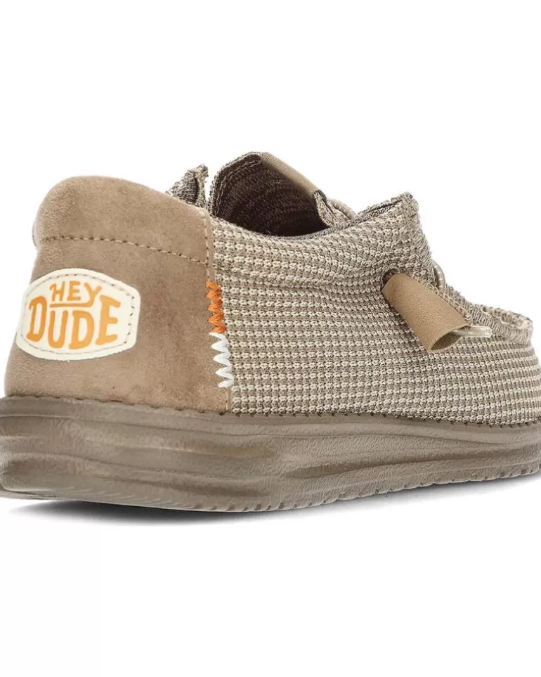 HEY DUDE Zapatos De Hombre Zapatilla De Lona Con Suela De Goma Tan Flash Sale