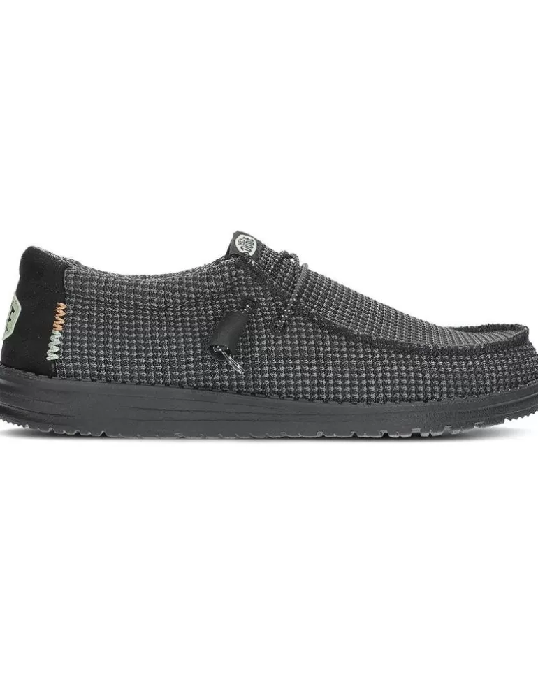 HEY DUDE Zapatos De Hombre Zapatos Dude Wally Sport Mesh 40403 Black Flash Sale