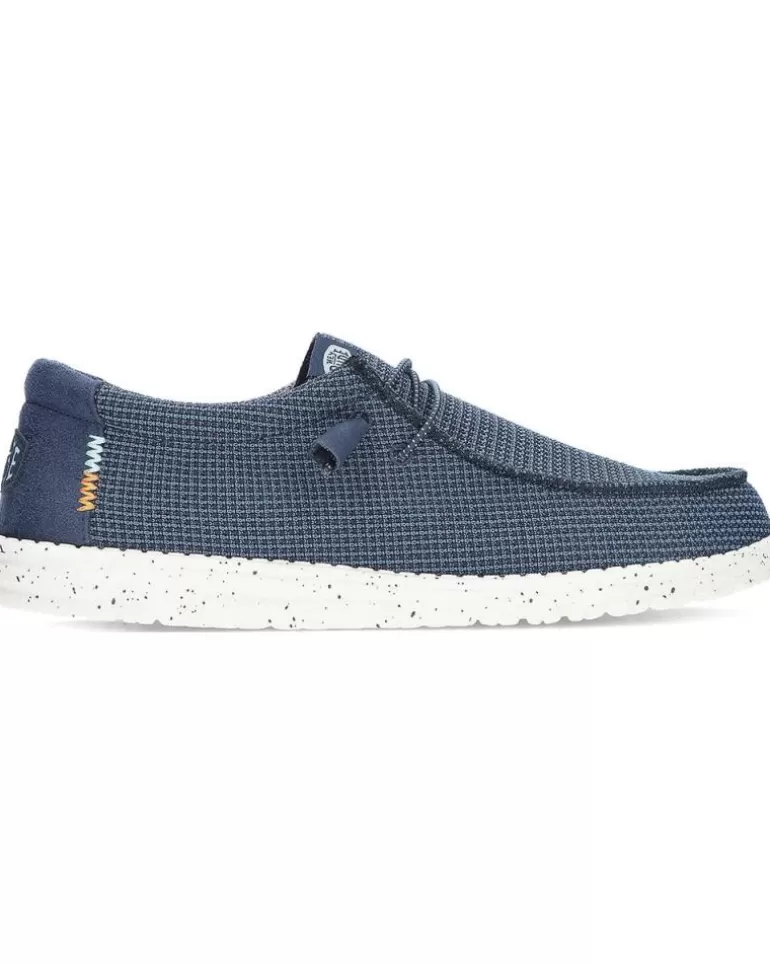 HEY DUDE Zapatos De Hombre Zapatos Dude Wally Sport Mesh 40403 Navy Shop