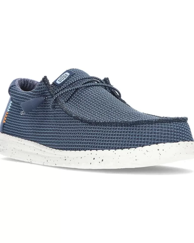 HEY DUDE Zapatos De Hombre Zapatos Dude Wally Sport Mesh 40403 Navy Shop