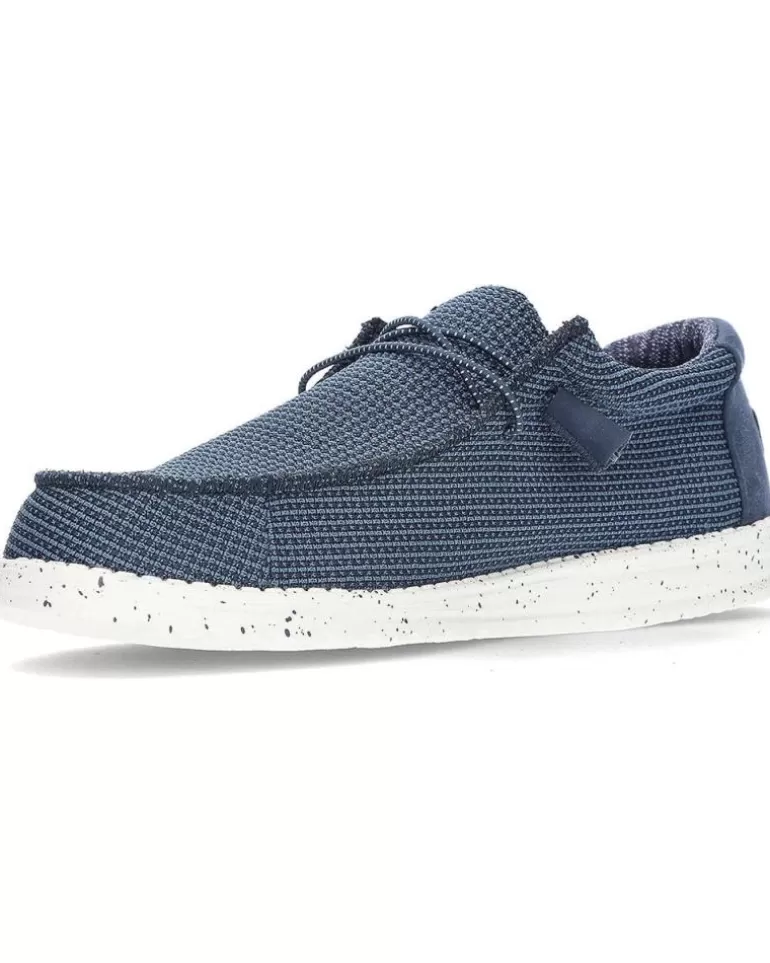 HEY DUDE Zapatos De Hombre Zapatos Dude Wally Sport Mesh 40403 Navy Shop