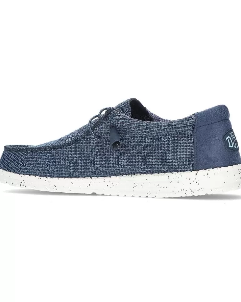HEY DUDE Zapatos De Hombre Zapatos Dude Wally Sport Mesh 40403 Navy Shop