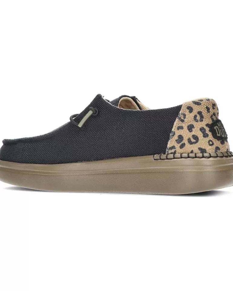 HEY DUDE Zapatos De Mujer Zapatos Dude Wendy Rise Leo 40204 Black Clearance