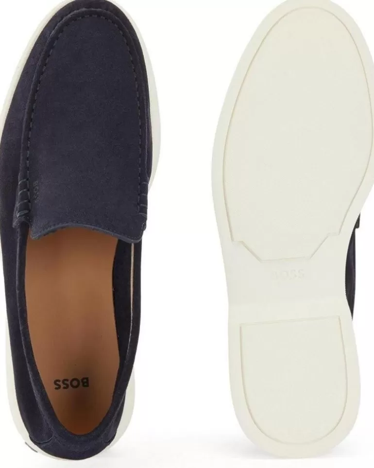 HUGO BOSS Zapatos De Hombre 50471122 Dark Blue Azul Discount