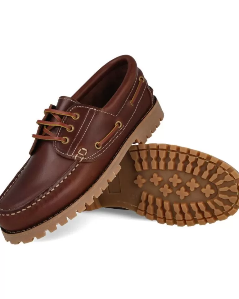 L&R SHOES Zapatos L&R Shoes De Hombre Lr Shoes E5720-1 Zapatos Nauticos Homb Marron Store
