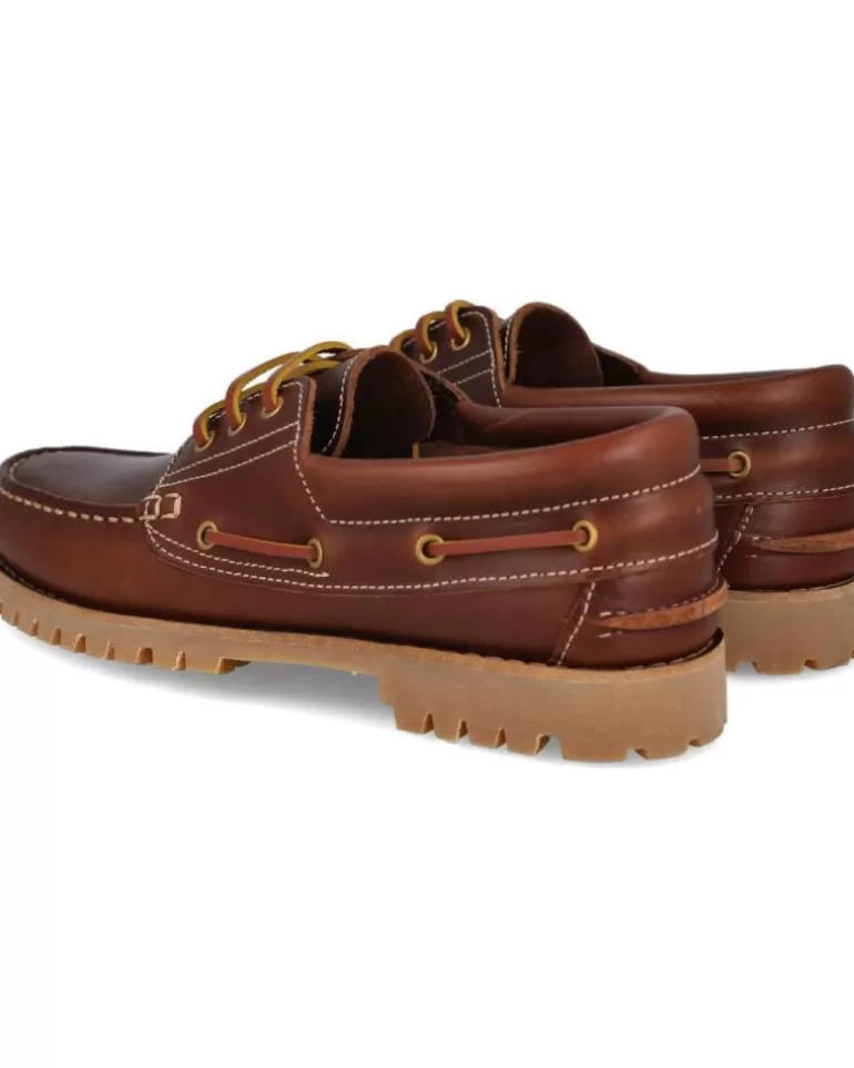 L&R SHOES Zapatos L&R Shoes De Hombre Lr Shoes E5720-1 Zapatos Nauticos Homb Marron Store