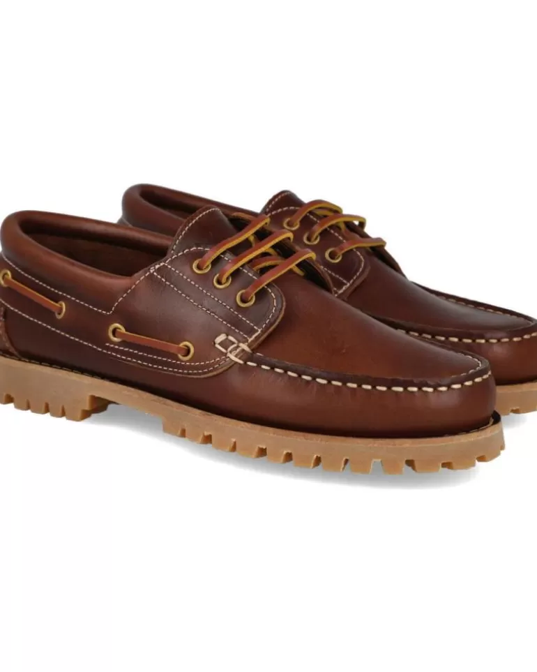 L&R SHOES Zapatos L&R Shoes De Hombre Lr Shoes E5720-1 Zapatos Nauticos Homb Marron Store