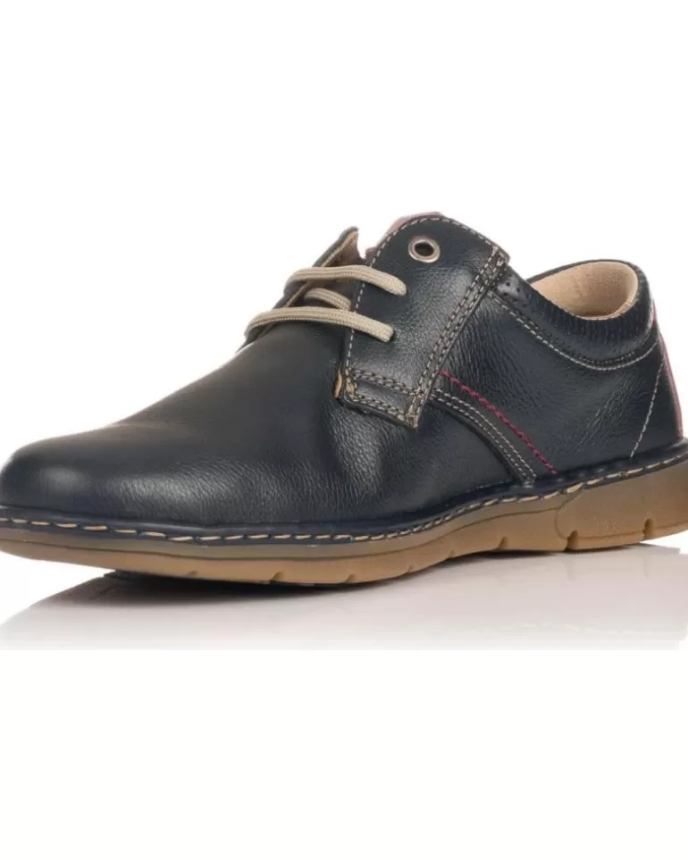 LUISETTI Zapatos De Hombre Zapatos Marino Sport 23321 Azul Flash Sale