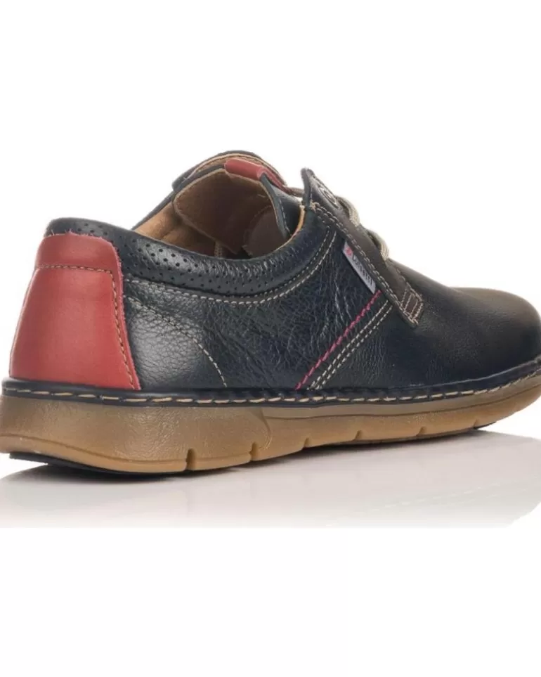 LUISETTI Zapatos De Hombre Zapatos Marino Sport 23321 Azul Flash Sale