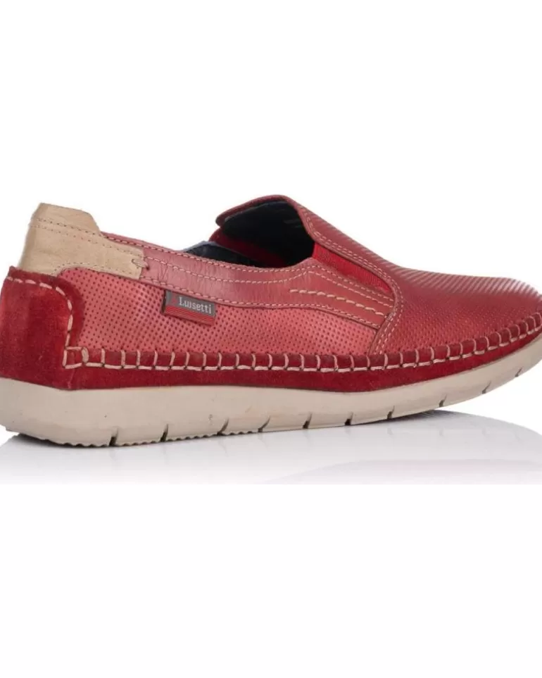 LUISETTI Zapatos De Mujer Zapatos De Sport 29505 Burdeos Rojo Best