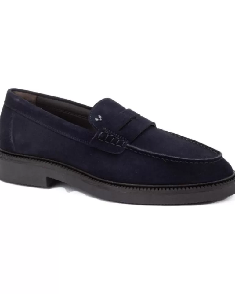 MARTINELLI Zapatos De Hombre Mocasin Royston De Azul Cheap