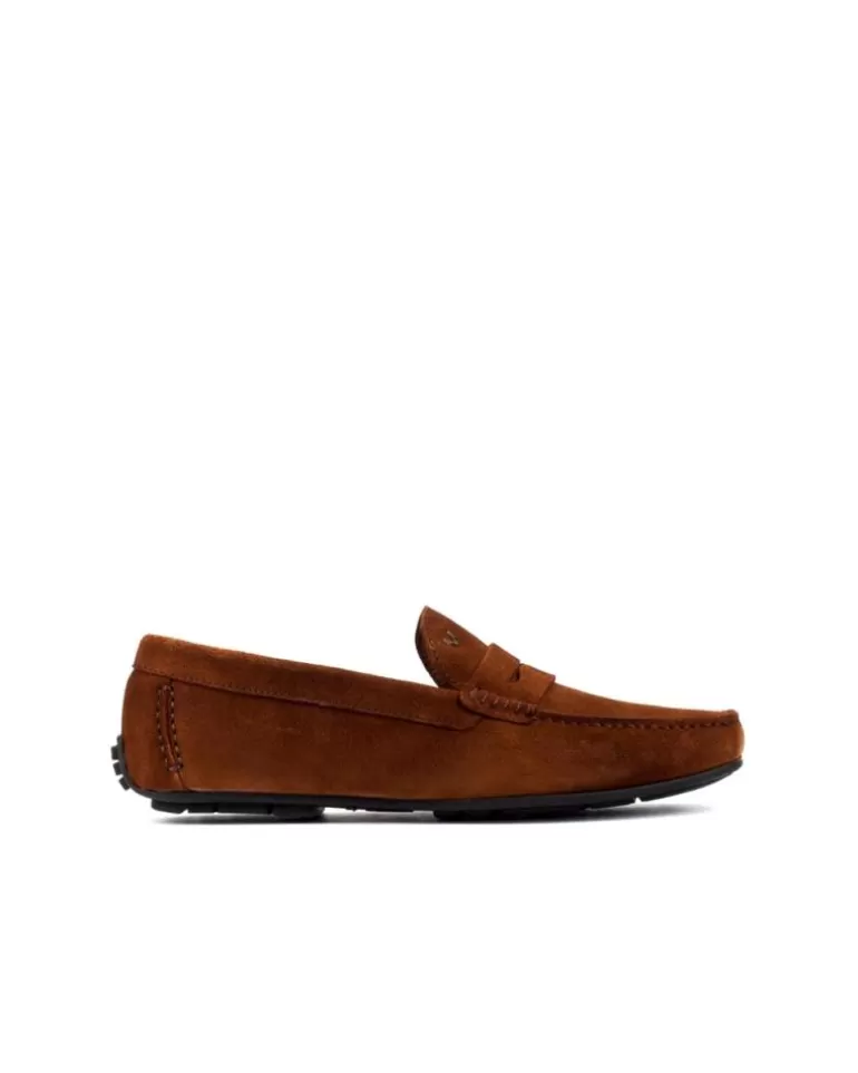 MARTINELLI Zapatos De Hombre Zapato Mocasin Serraje Casual Nuez Sale