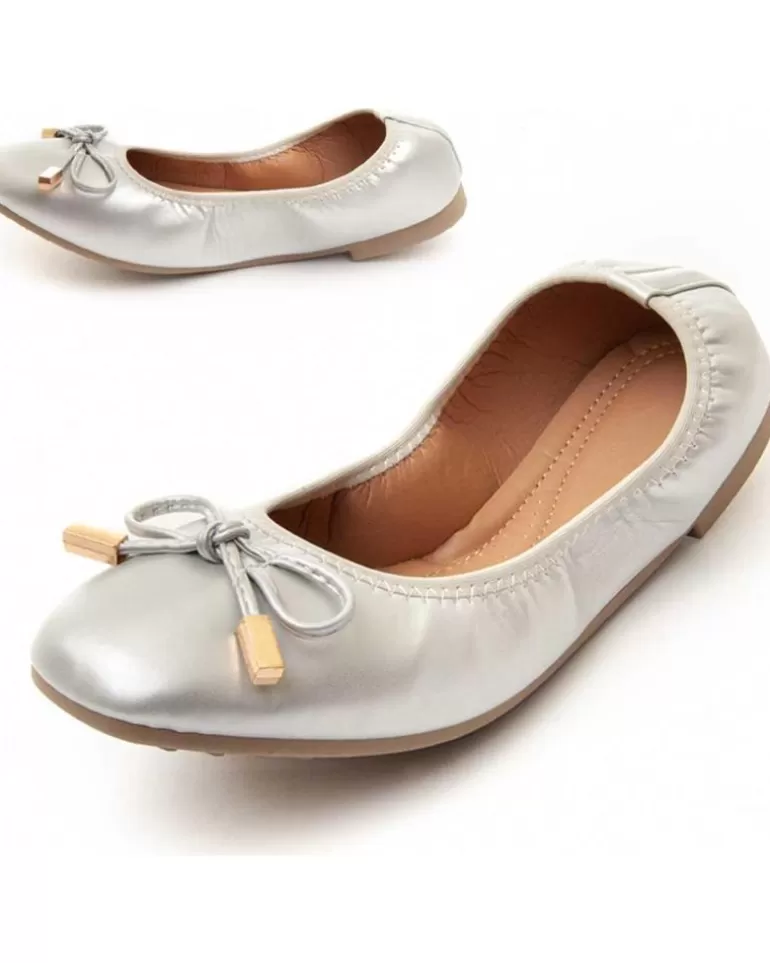 MONTEVITA Zapatos De Mujer Y Niña Bailara6 Silver Clearance