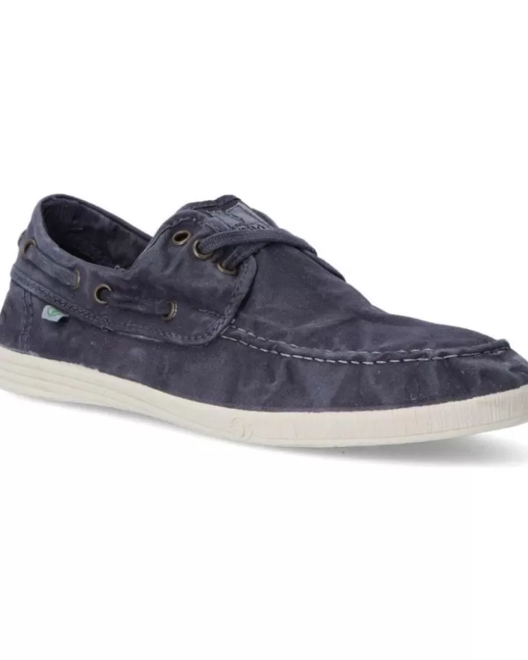 NATURAL WORLD Zapatos De Hombre Zapatillas Lona 303E Marino Azul Shop