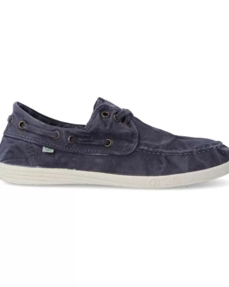 NATURAL WORLD Zapatos De Hombre Zapatillas Lona 303E Marino Azul Shop