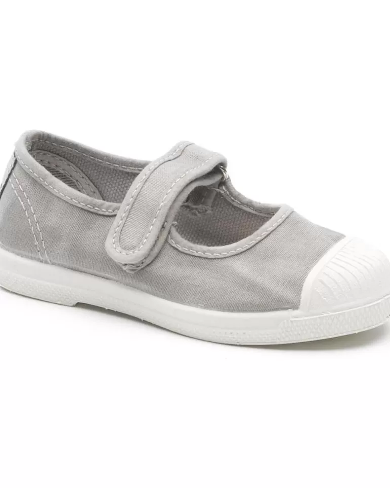 NATURAL WORLD Zapatos De Niña 476E N - 48 Old Cebosa Mercedes Enzimat Gris Claro Shop