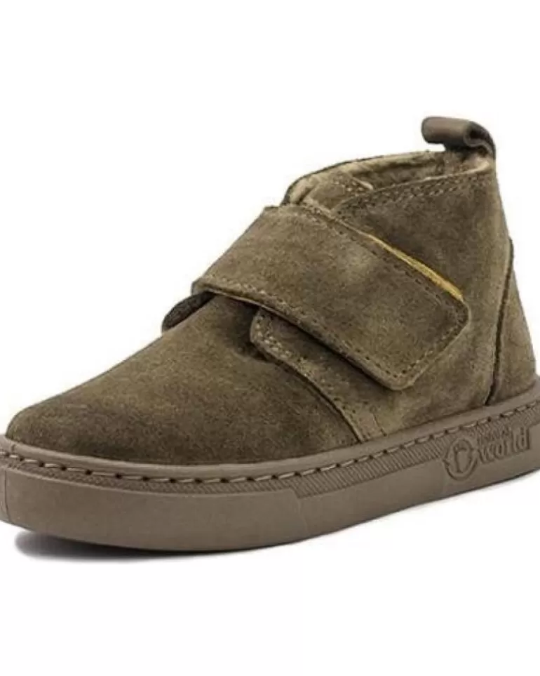NATURAL WORLD Zapatos De Niño Bota Infantil Blas 6926 N De Serraje Beige Sale