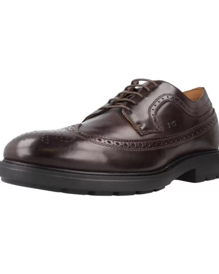 NERO GIARDINI Zapatos De Hombre I303001Ue Zapato Kenia Marron Outlet